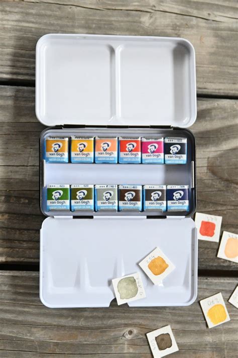 fome metal watercolor paint boxes|creative mark fome watercolor box.